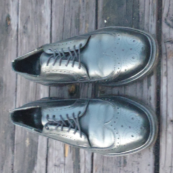 HANOVER MEN'S CLASSIC HEAVY-DUTY FULL WING -TOP BROGUE DERBY OXFORDS - Picture 12 of 16